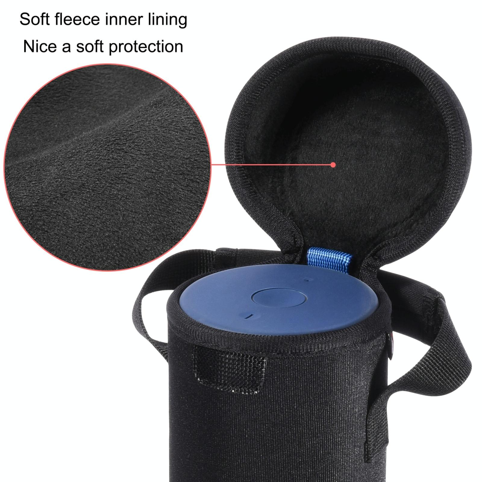 Portable Neoprene Speaker Bag for Ue Boom 3 with Velvet Lining 5