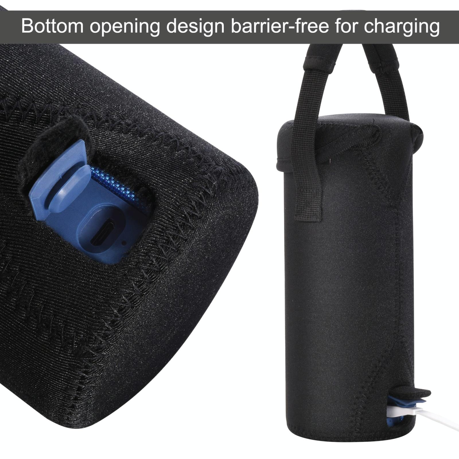 Portable Neoprene Speaker Bag for Ue Boom 3 with Velvet Lining 6