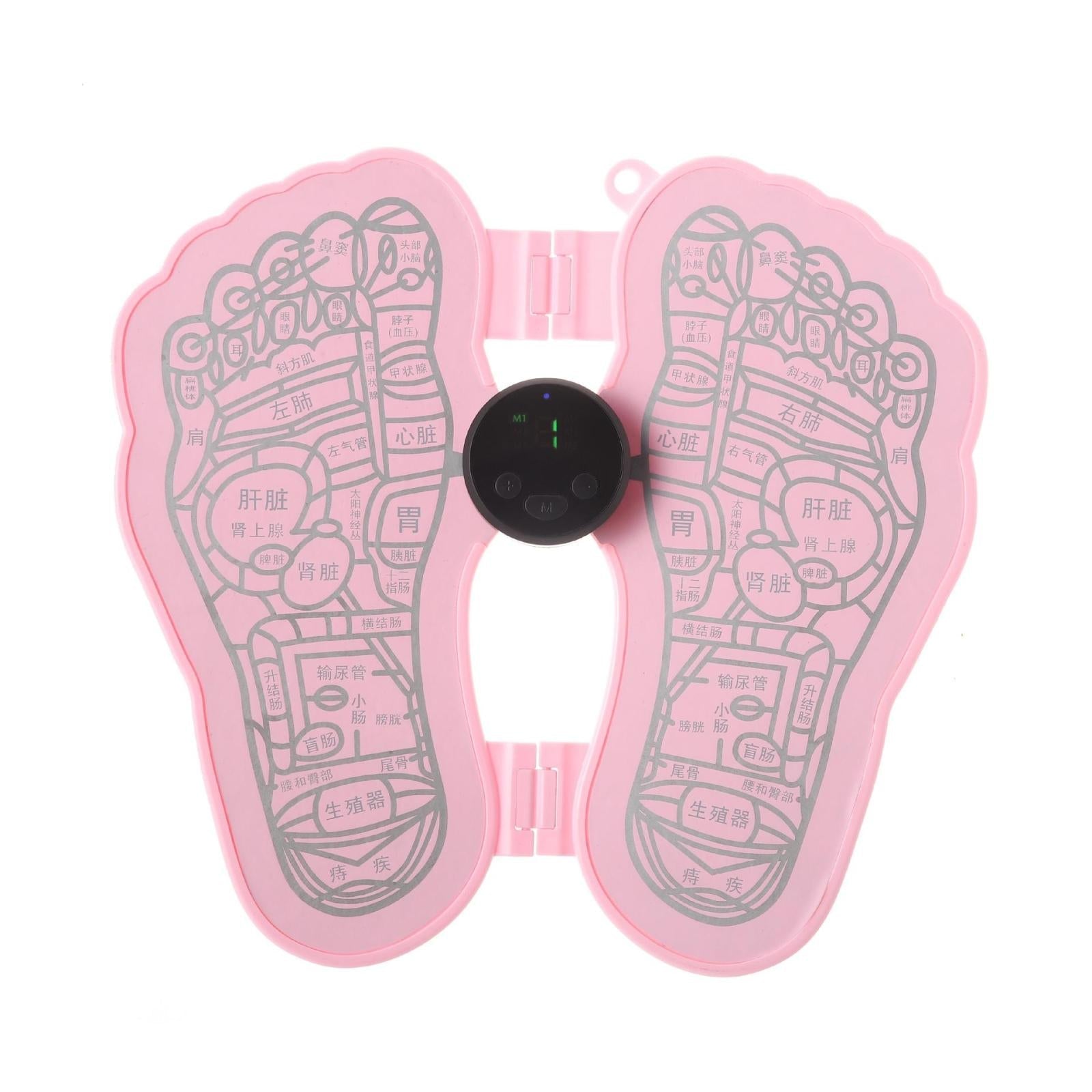 Portable Elderly Foot Massager Pink Battery