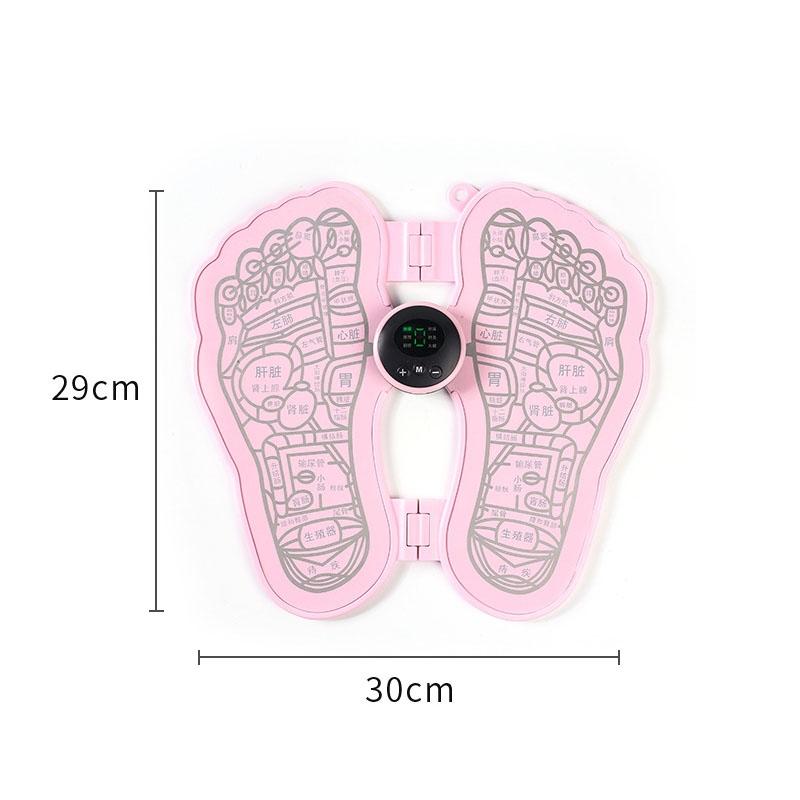 Portable Elderly Foot Massager Pink Battery 4