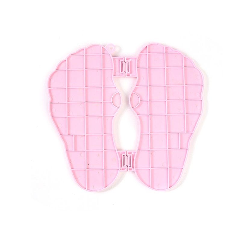 Portable Elderly Foot Massager Pink Battery 5