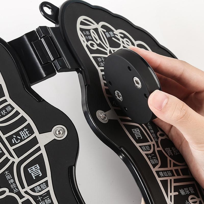 Portable Elderly Foot Massager Pink Battery 8