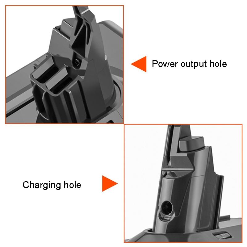 Replacement Battery for Dyson V8 Cordless Vacuum - 21.6v - 2500Mah 8