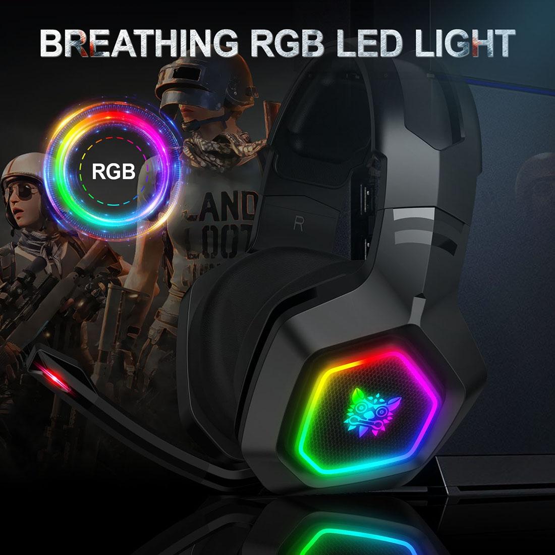 Rgb Led Gaming Headset With Wired Connection 4