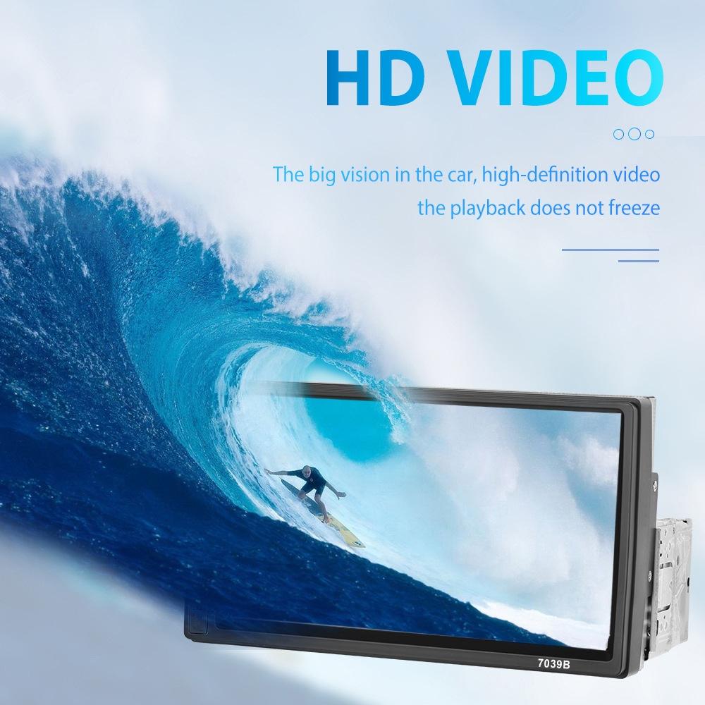 7 Inch Mp5 Bluetooth Carplay Player With Reversing Camera - Standard + 4 Lights 9