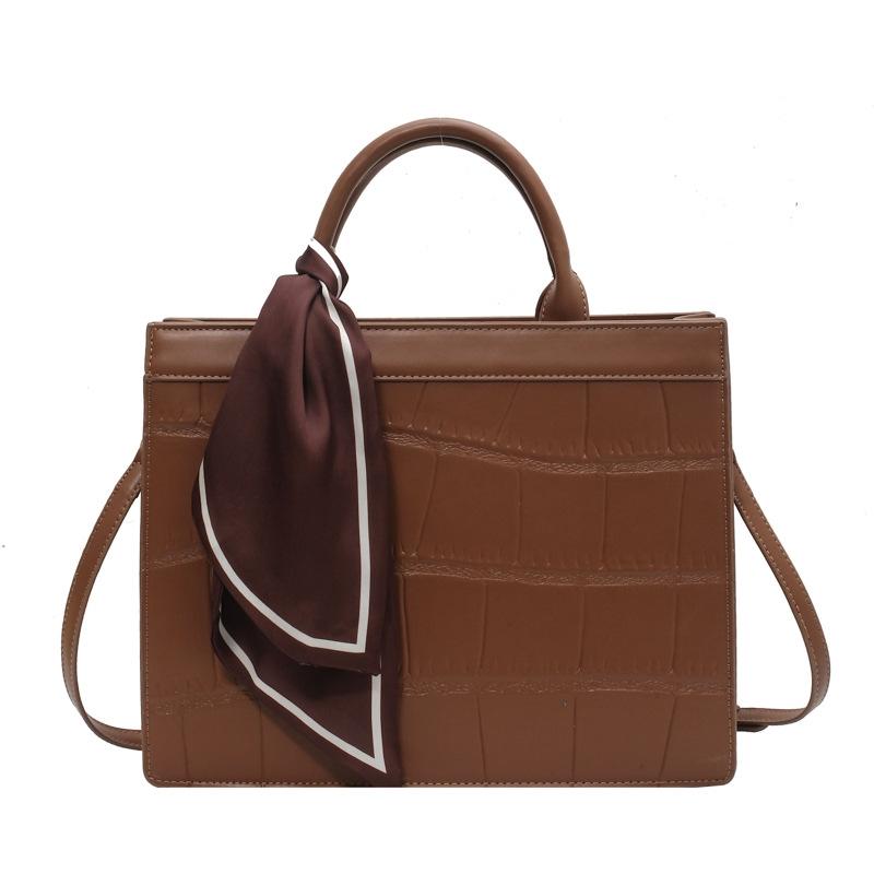 Black Crossbody Bag For Women Versatile & Large - Brown Large 10