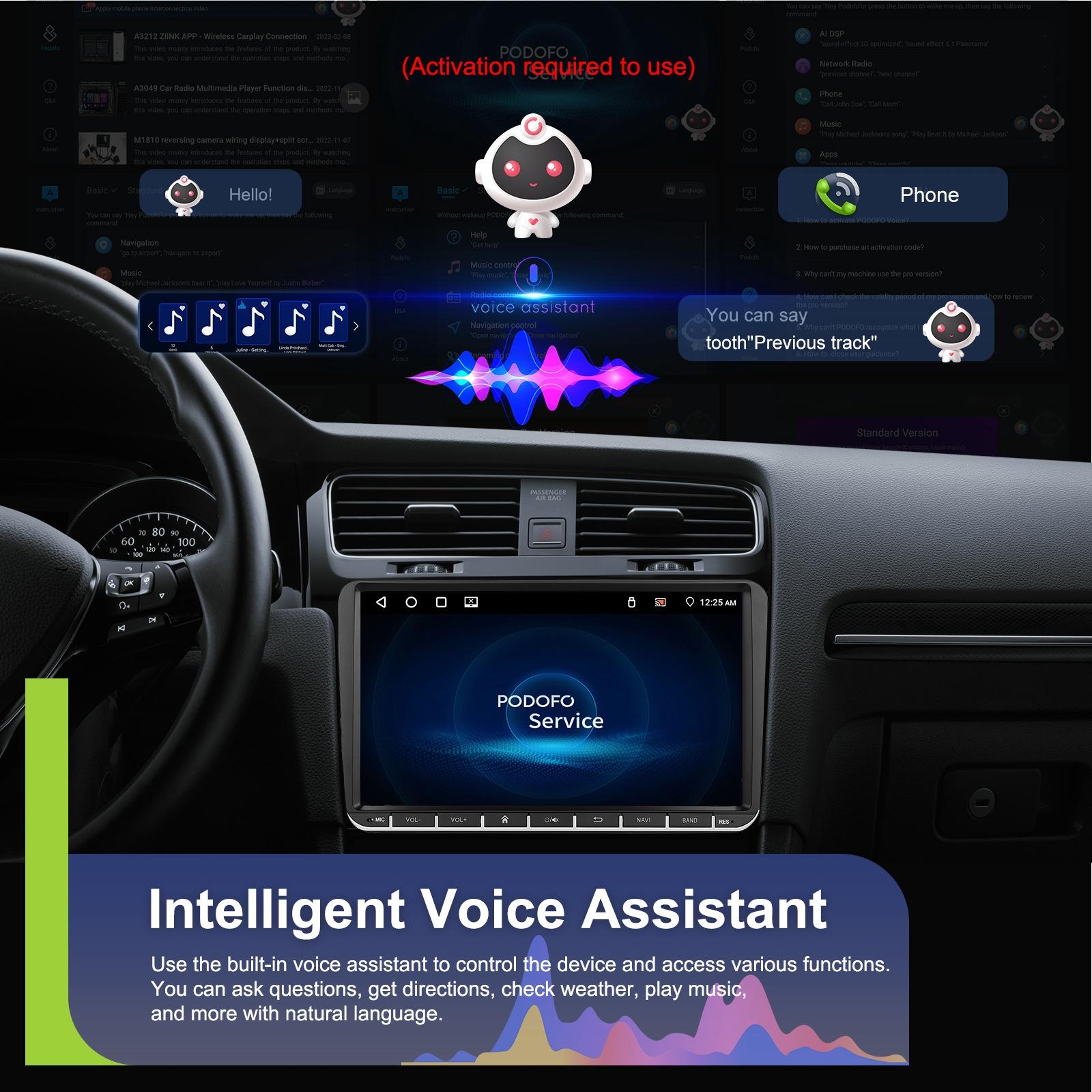 Android 13 Multimedia Player For Vw - 4 + 64G - 7-Inch 11