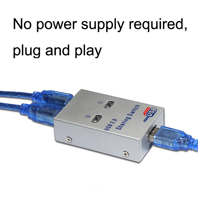 2-In-1 Usb Print Switcher Silver 3