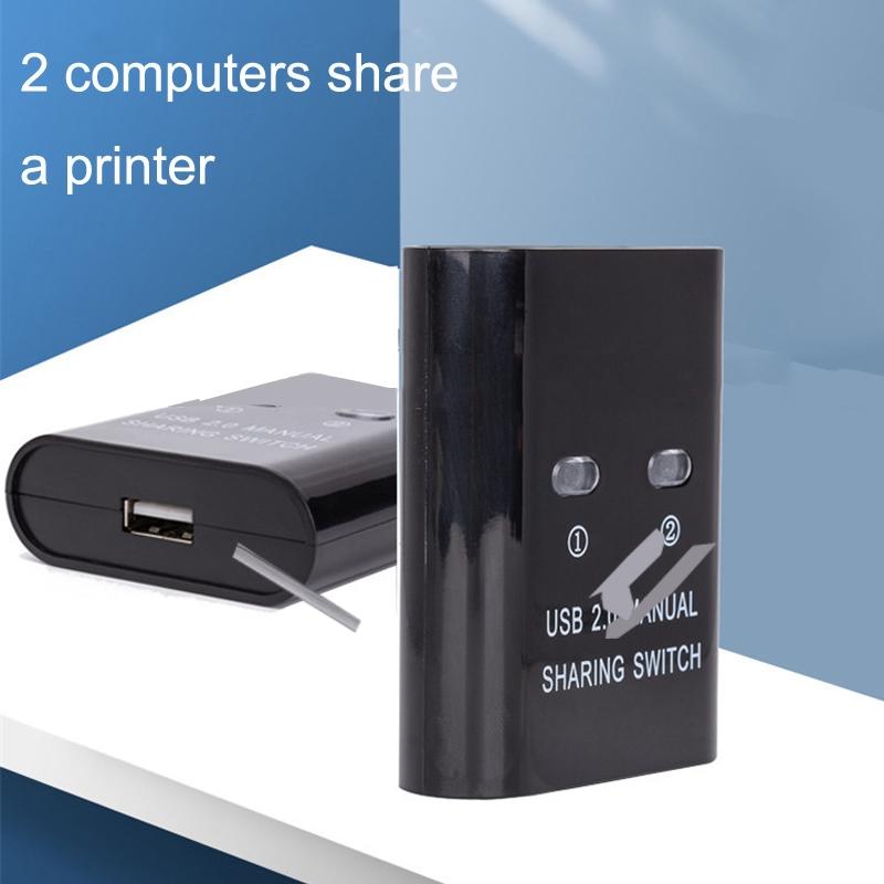 2-In-1 Usb Print Switcher Silver 5