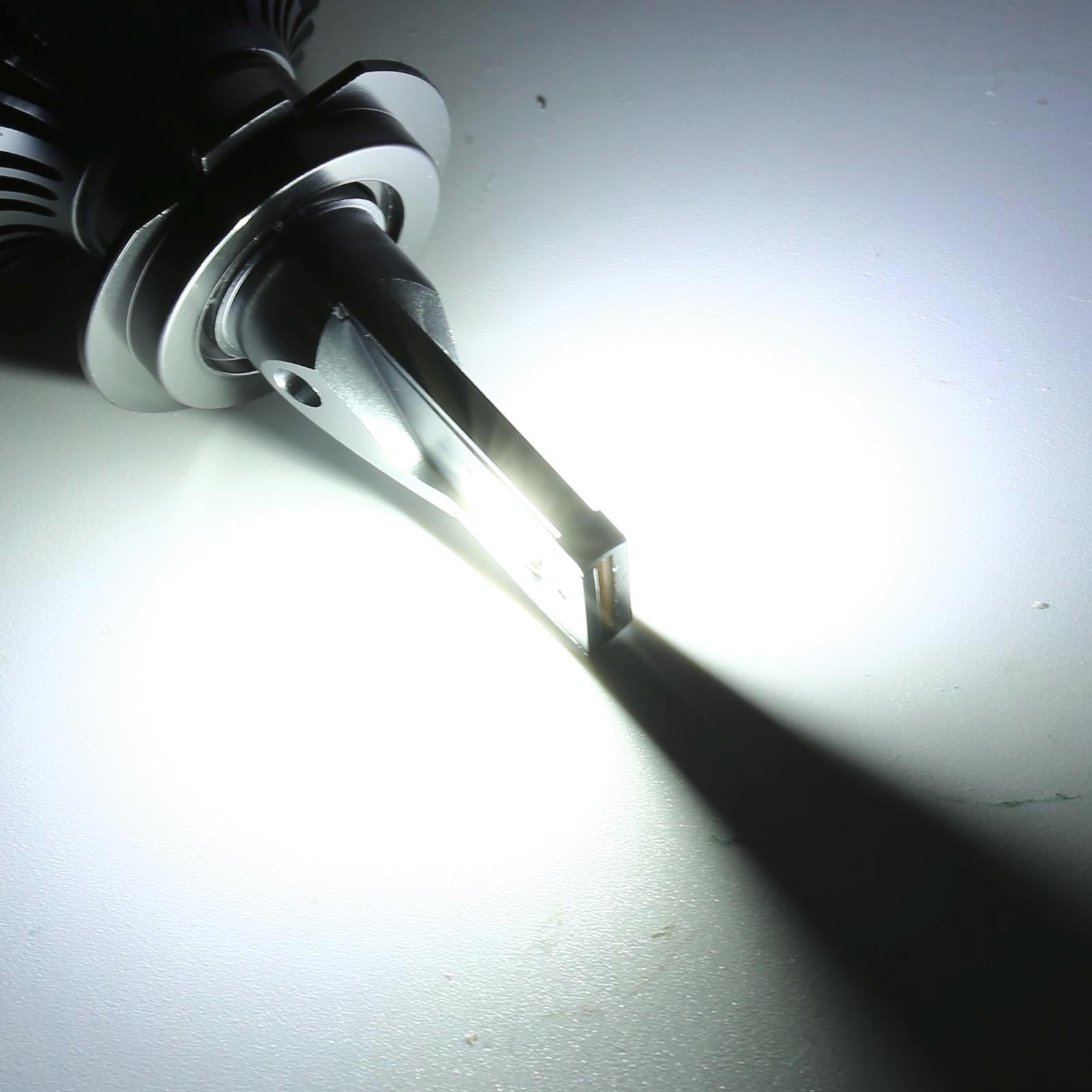 1 Pair 9012 Dc12V 65W 6000K 6500Lm Led Car Headlights 6