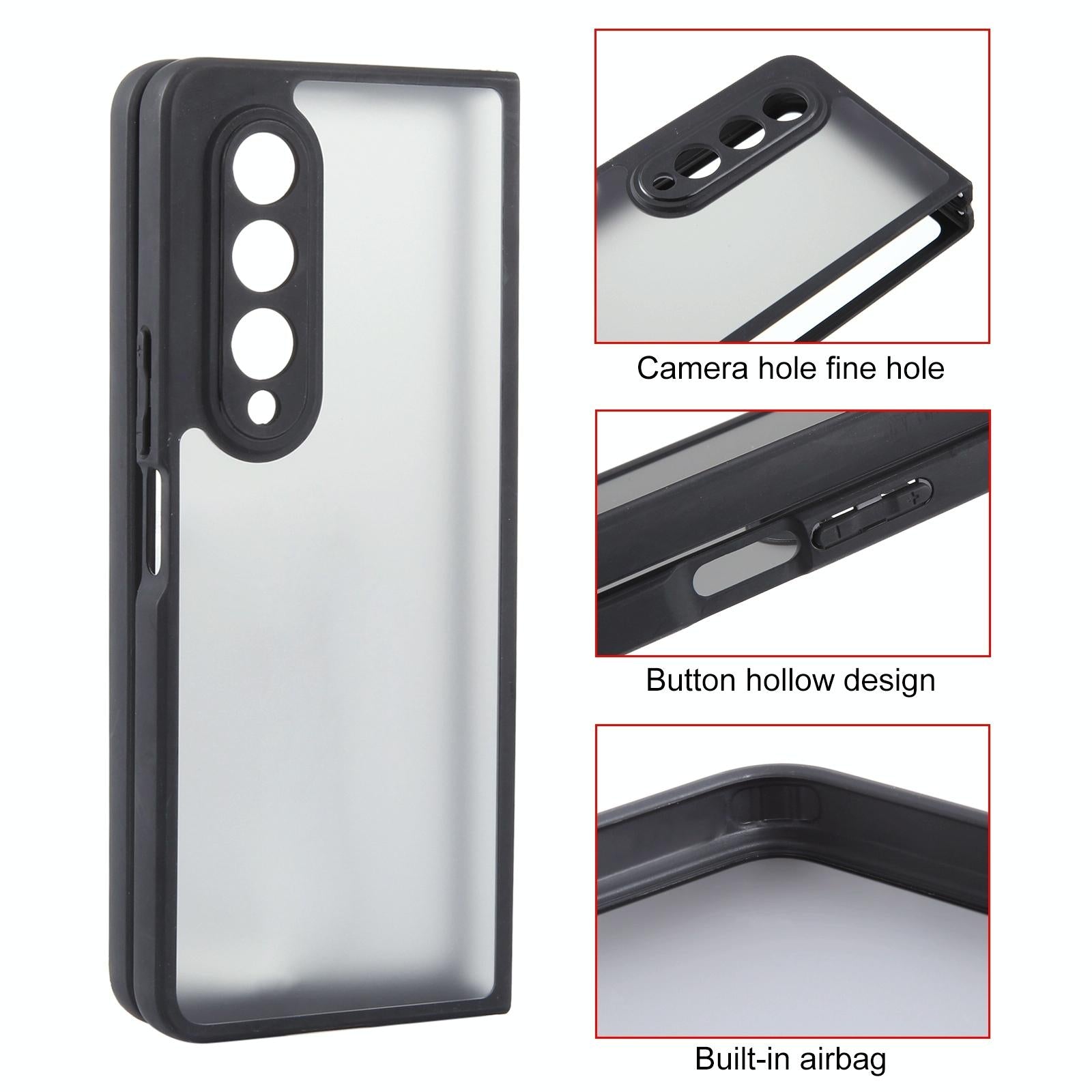 For Samsung Galaxy Z Fold4 5G Matte Tpu Pc Case 4