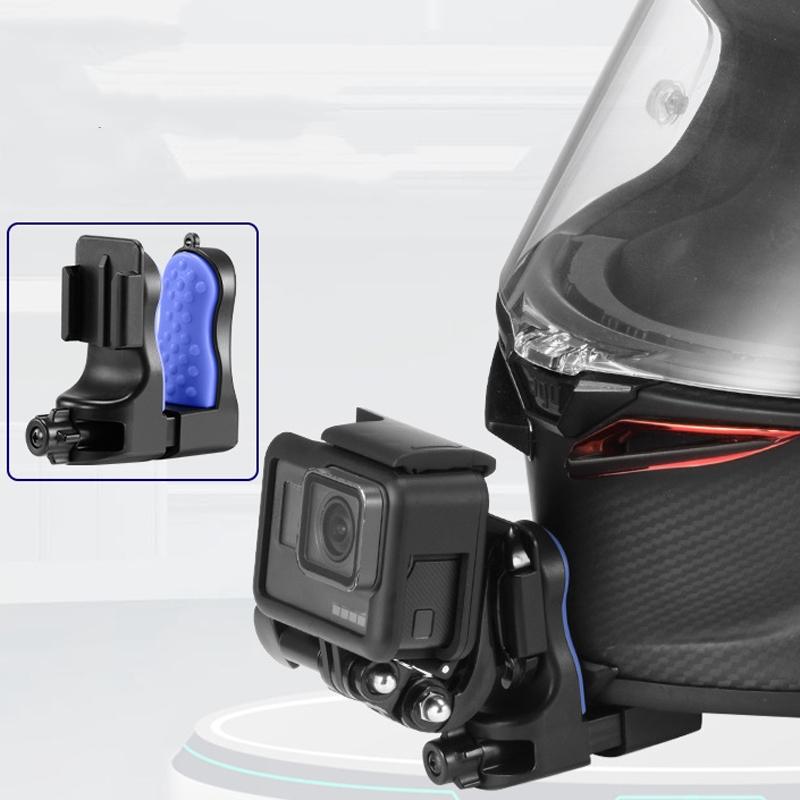 Universal Motorcycle Helmet Mount for Gopro Dji and Sjcam Cameras - Set 2 5