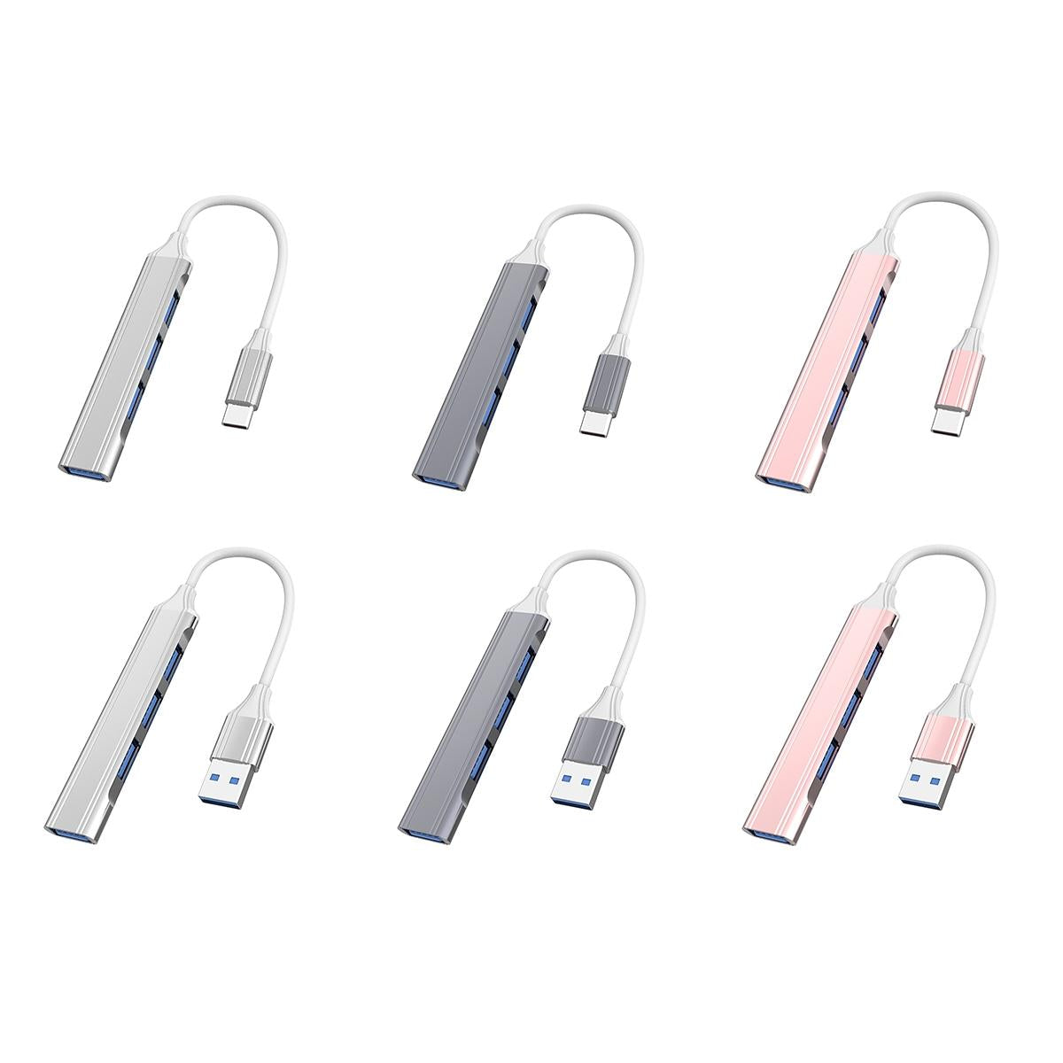 4-In-1 Mini Docking Station Type-C / Usb-C 3.0 Gray 3
