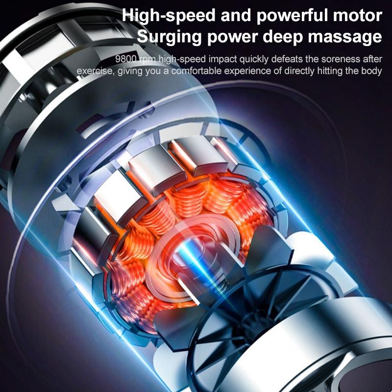 Black Storage Model Fitness Massager - Relax Muscles 5