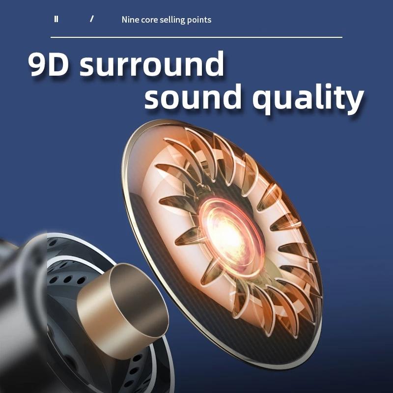 Low Latency Wireless Bluetooth Game Earphones with Colourful Lights - Non-Digital Display 7