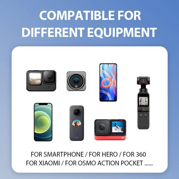 Flexible Neck Mount for Gopro and Smartphones - Compatible with Action Cameras 8