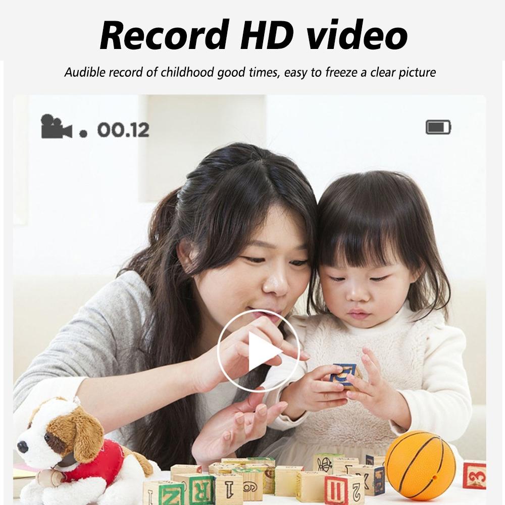 Instant Camera with Thermal Printer and Hd Video - Blue 16g - Standard Pink 5