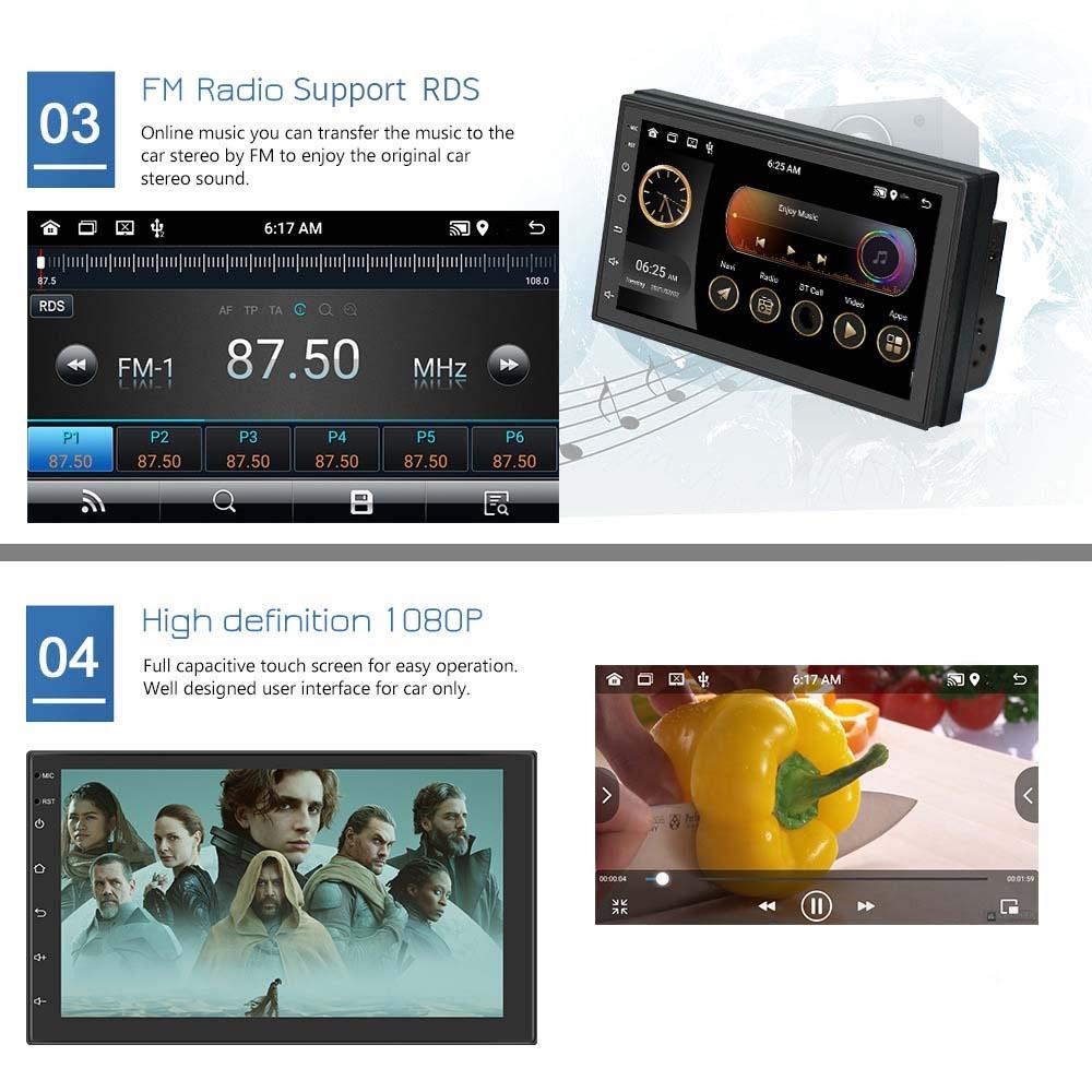 10 Inch Android Wifi Car Navigation Player 2 + 32G Reversing Video Standard + 4Lights Camera 8