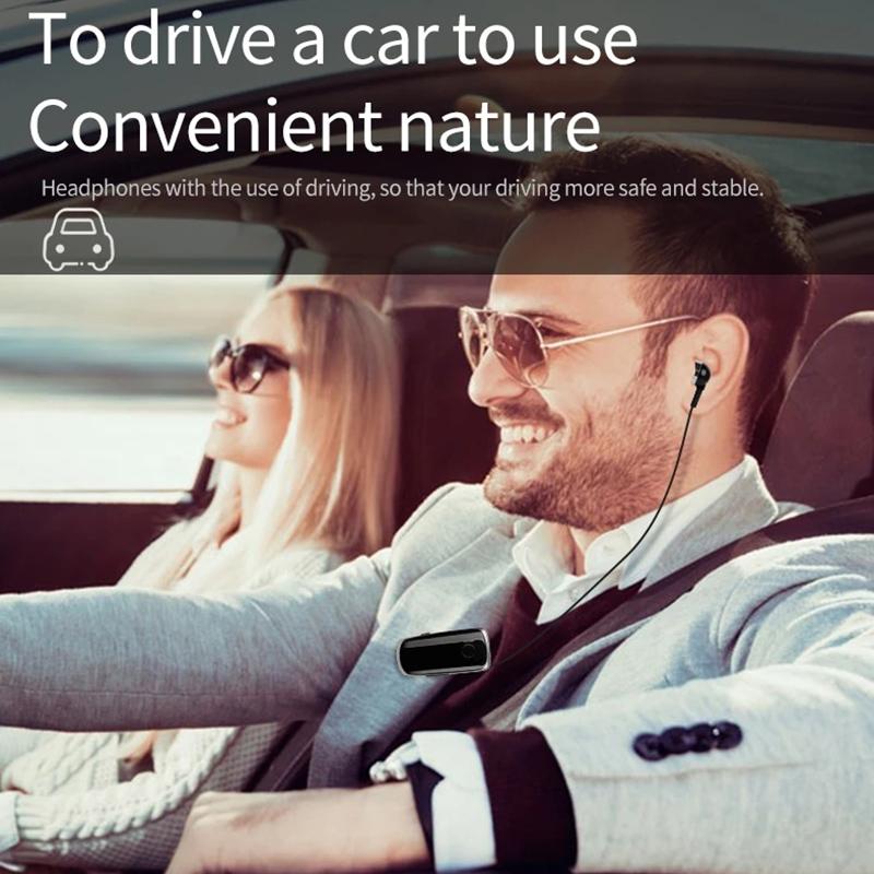 Wireless Bluetooth In-ear Earphone with Vibrating Alert and Hands-free Clip - White 6