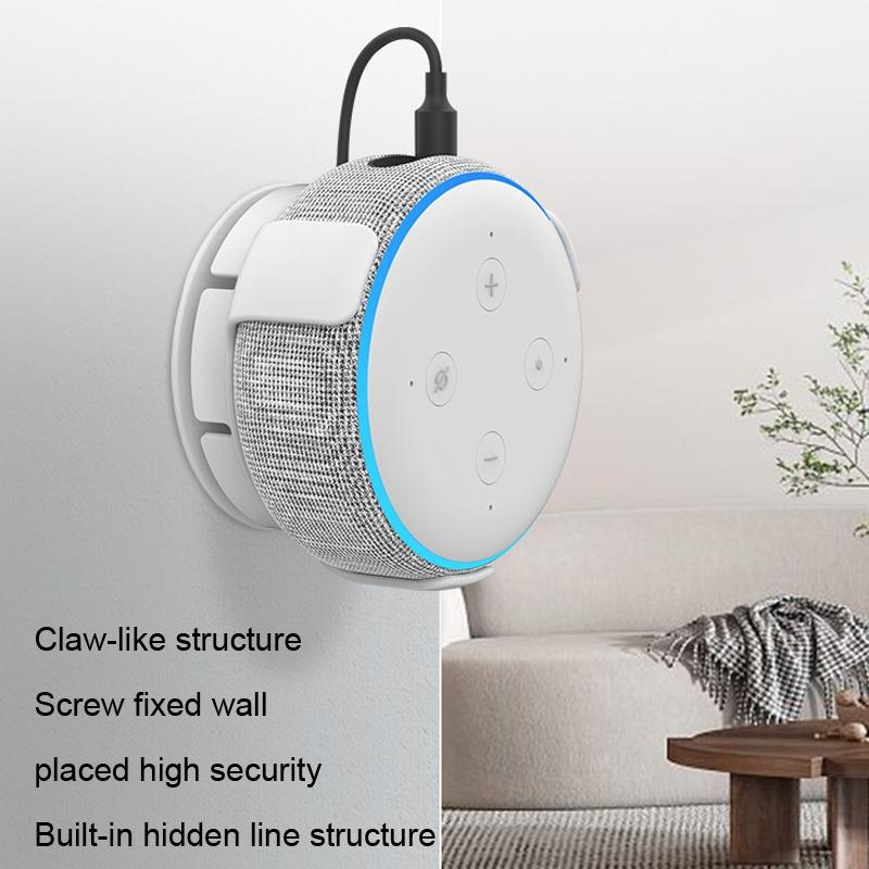 Smart Speaker Wall Bracket for Amazon Echo Dot 3 - Black by Ahastyle - For Google Home Mini White 8