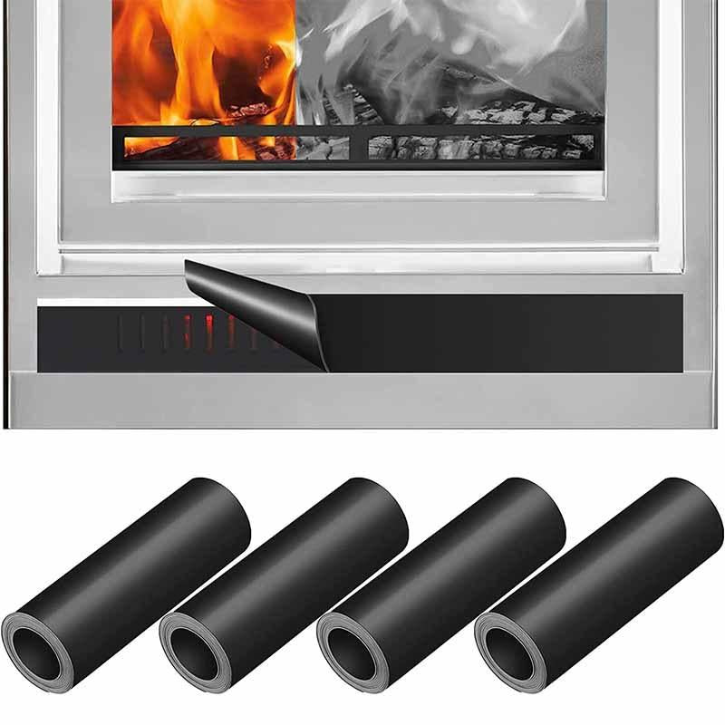 2-pack Magnetic Fireplace Draft Stopper - 101.6 x 10.16cm - Block Cold Air 3