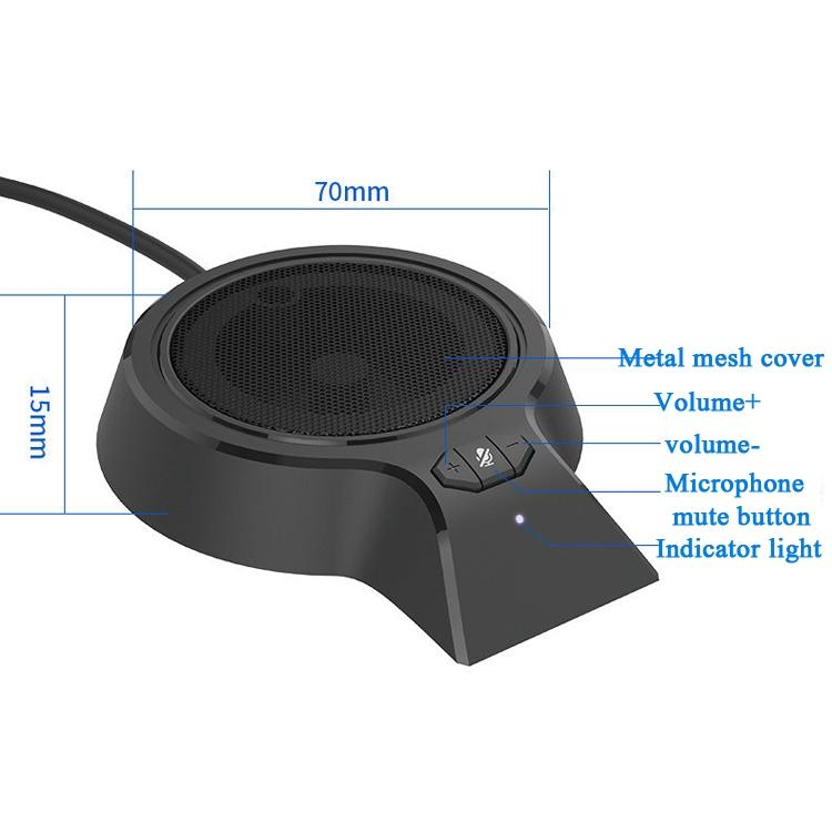 360-Degree Usb Conference Microphone For Video Calls And Webcasts 4