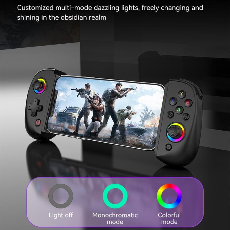 Vibration Grip Wireless Gamepad for Mobile and Pc - White 4