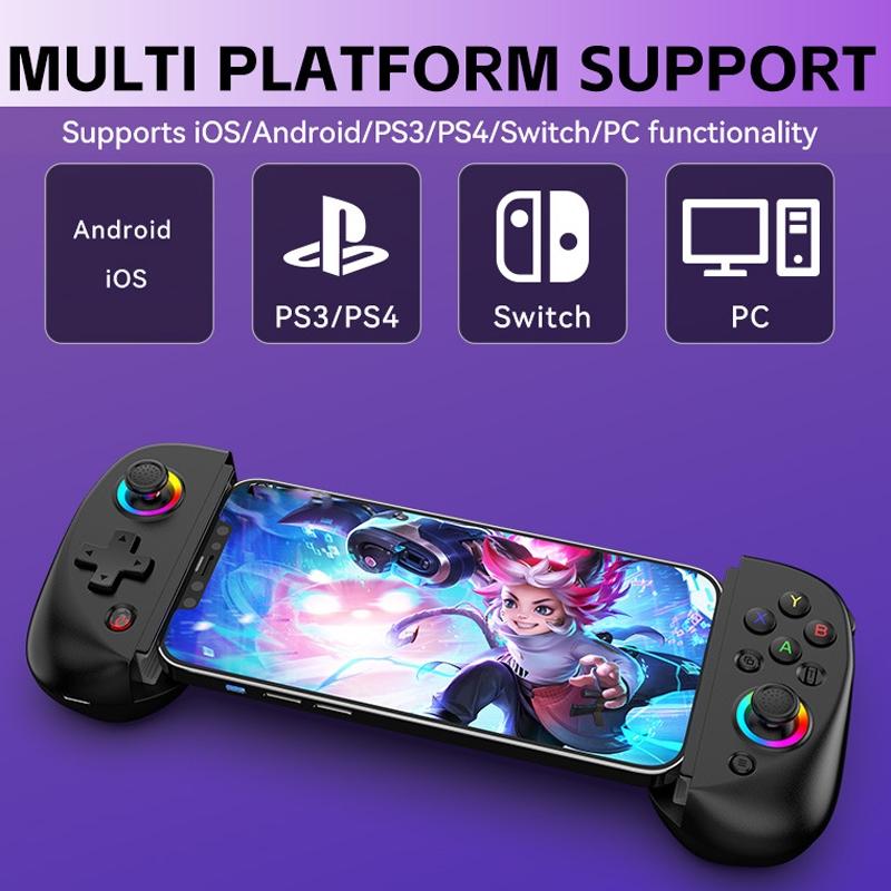 Vibration Grip Wireless Gamepad for Mobile and Pc - White 5