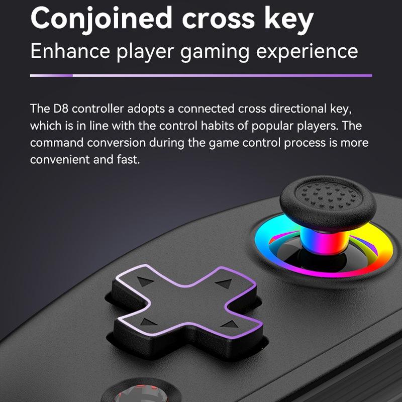 Vibration Grip Wireless Gamepad for Mobile and Pc - White 9
