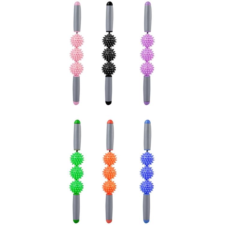 3-In-1 Hollow Eva Foam Roller Set For Muscle Relaxation And Yoga 33Cm Pink 6