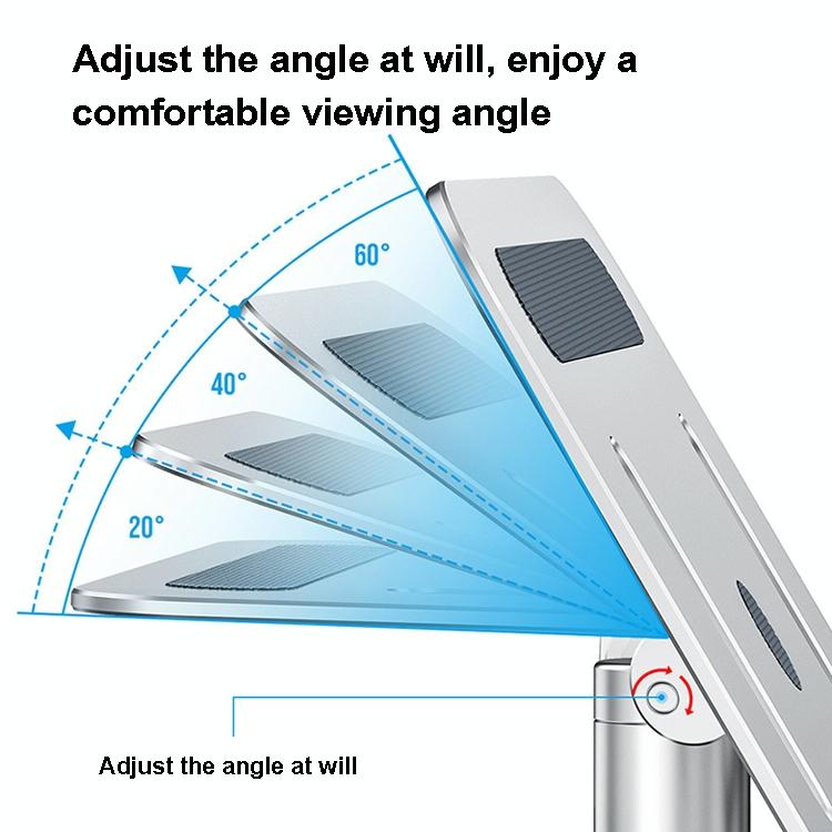 Portable Aluminum Laptop Stand for Better Cooling and Ergonomic 6