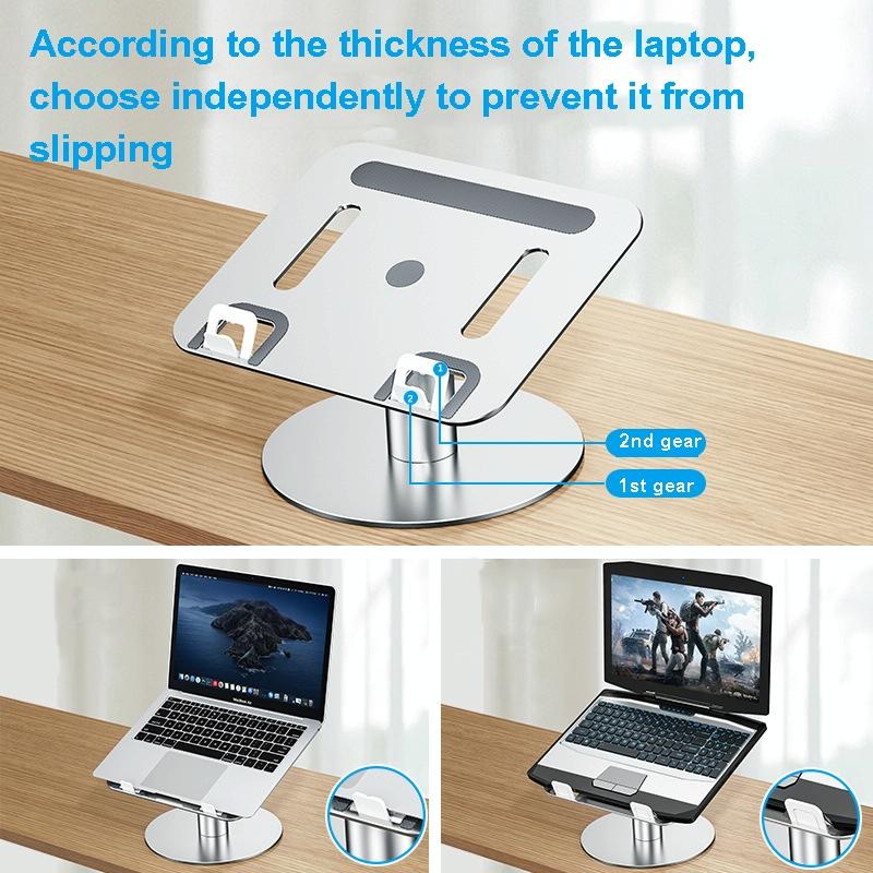 Portable Aluminum Laptop Stand for Better Cooling and Ergonomic 7