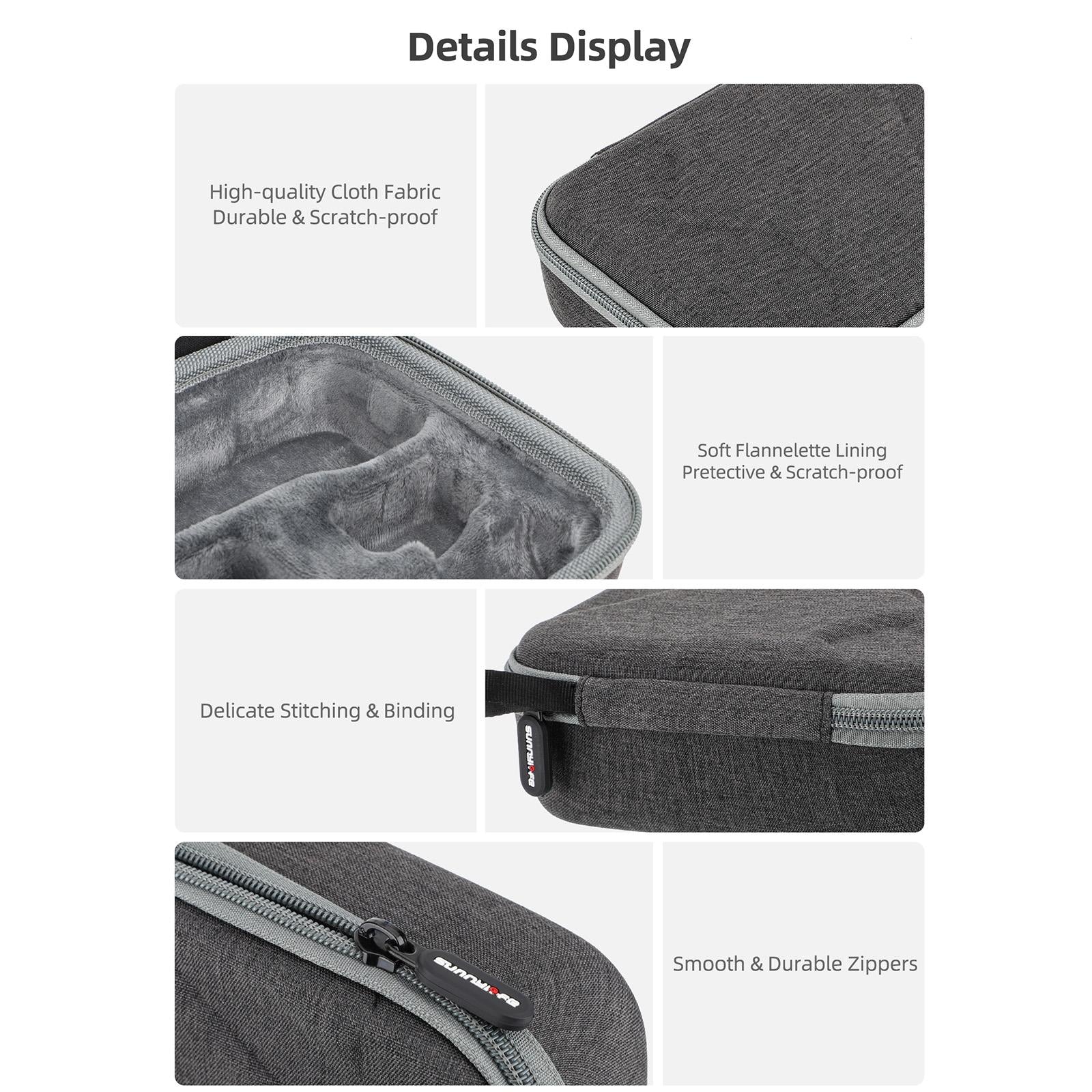 Portable Storage Case for Dji Pocket 3 - Complete Protection for Travel - Standard Set Bag 14