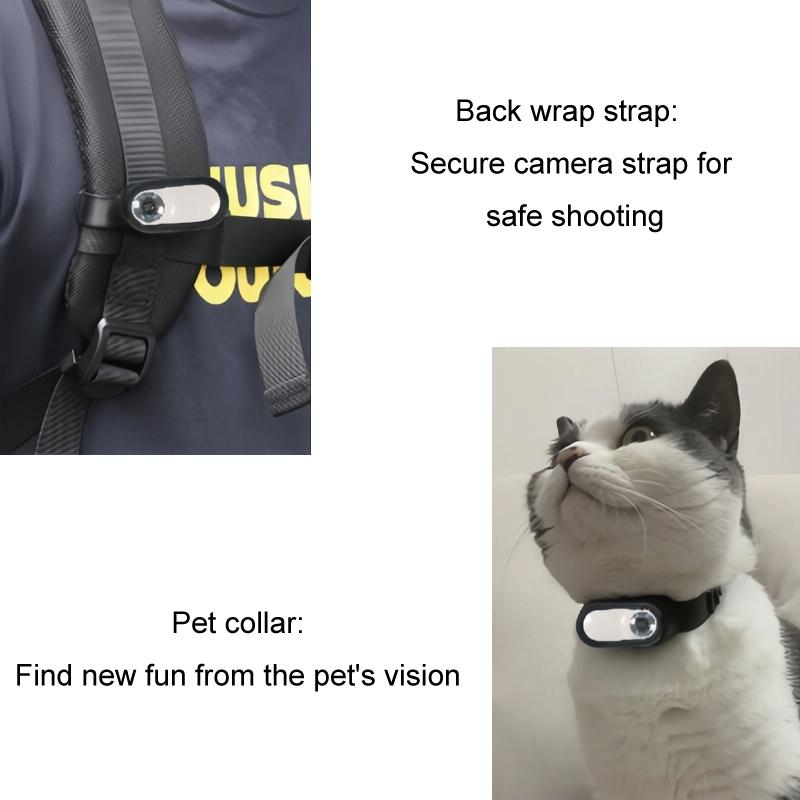 Portable Hd Magnetic Thumb Camera For Outdoor Cycling - Standard - Standard+Pet Silicone Collar 5