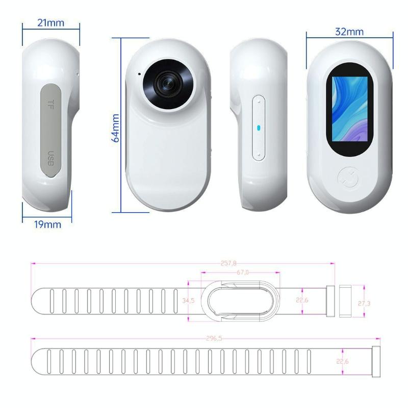 Portable Hd Magnetic Thumb Camera For Outdoor Cycling - Standard - Standard+Pet Silicone Collar 8