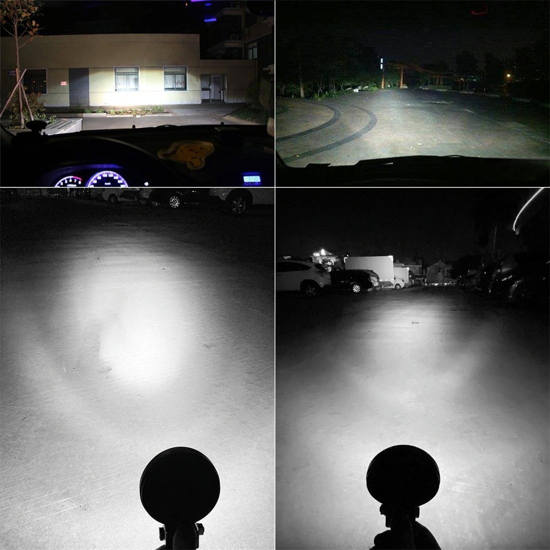 9.8W 10 - 30V Dc 6000K 3 Inch 14 Leds Circle Offroad Truck Car Driving Light Work Light Spotlight Fog Light 11