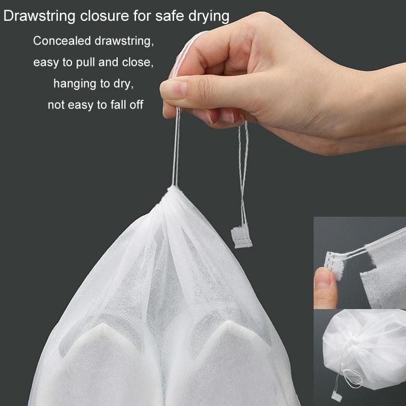 50 Pcs Thickened Non Woven Shoe Storage Bag Portable & Sunscreen - 50Pcs /Pack 32X38Cm Middle 12
