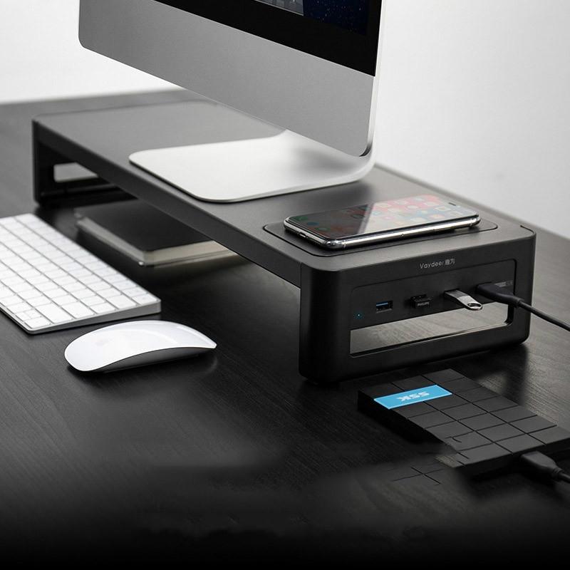Vaydeer Desktop Screen Storage Base - Maximize Space 5