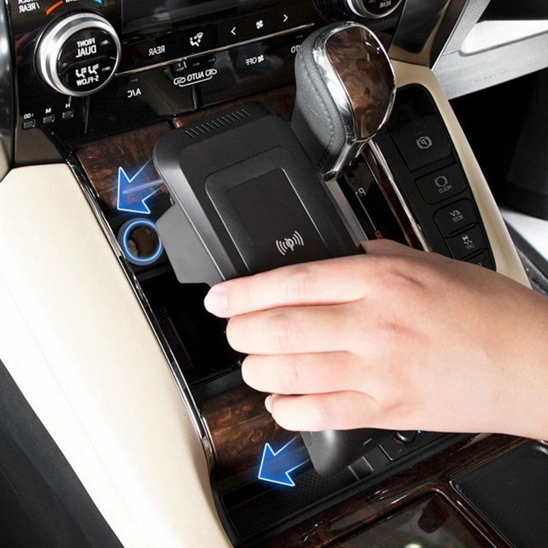 10w Qi Wireless Charger for Toyota Alphard 2018-2021 5
