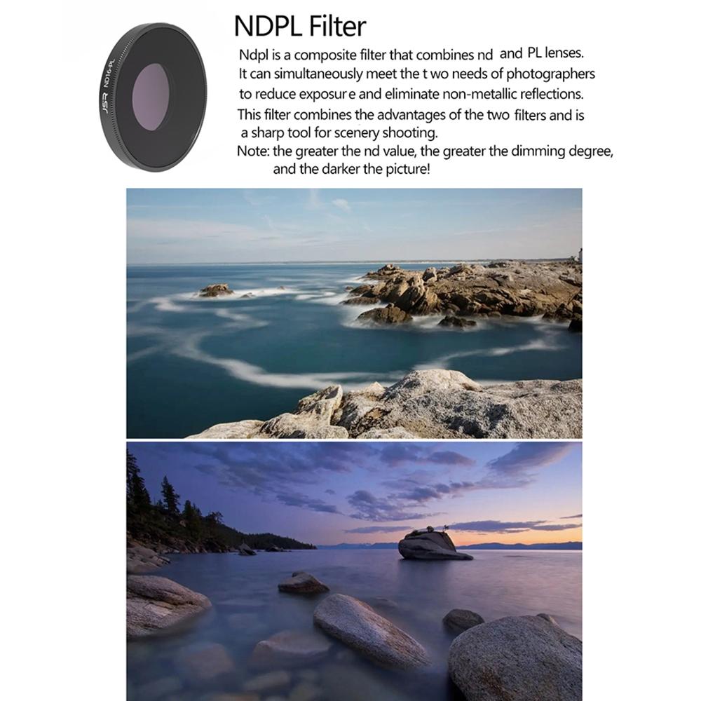 4-in-1 Lens Filter Set for Dji Action 3 - Nd8pl Nd16pl Nd32pl Nd64pl 5