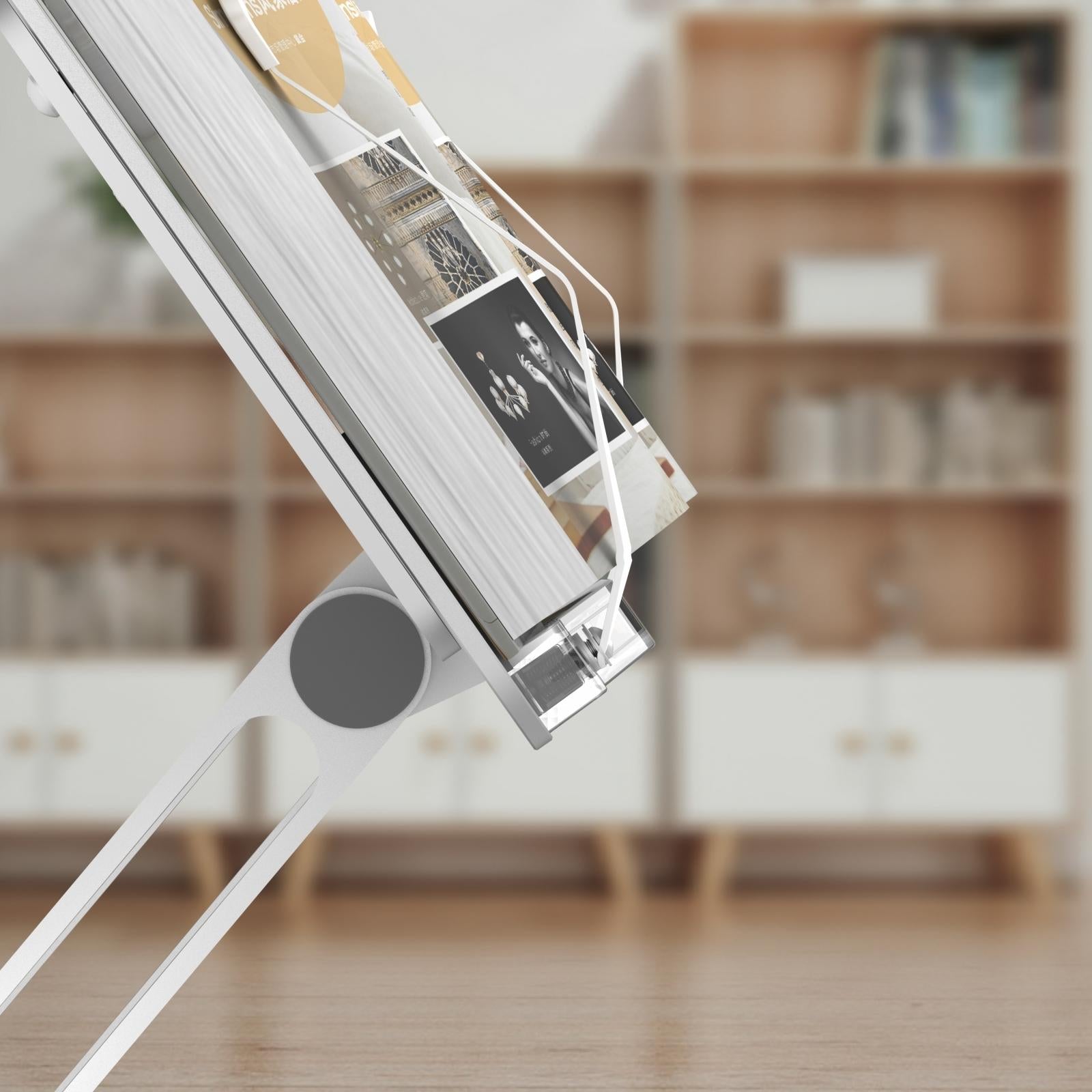 Portable Folding Laptop Stand with Adjustable Heat Dissipation - Book Clips 7