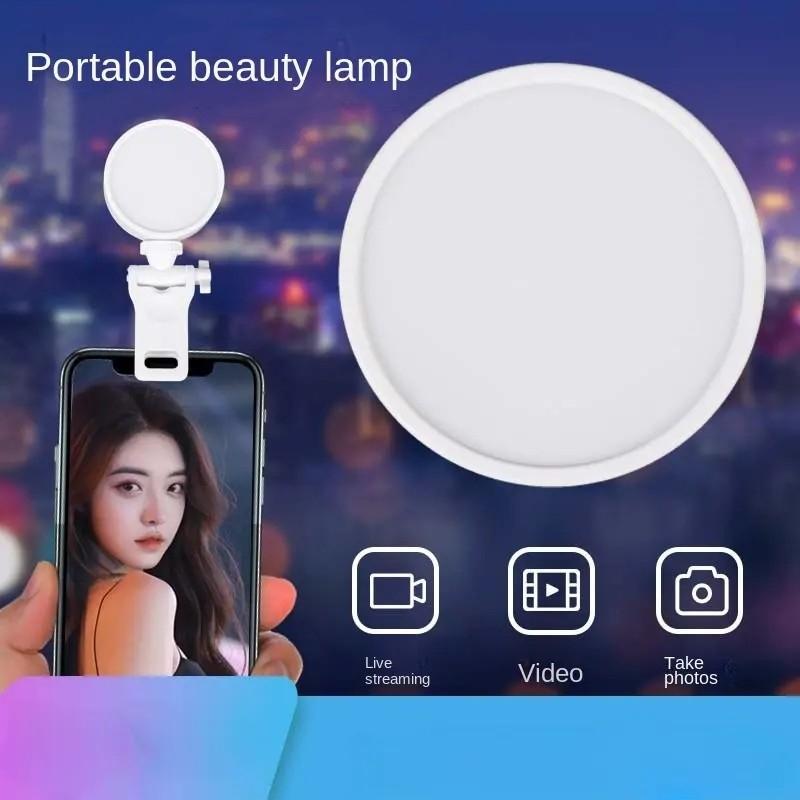 Mini Led Clip-on Selfie Fill Light for Phones 5