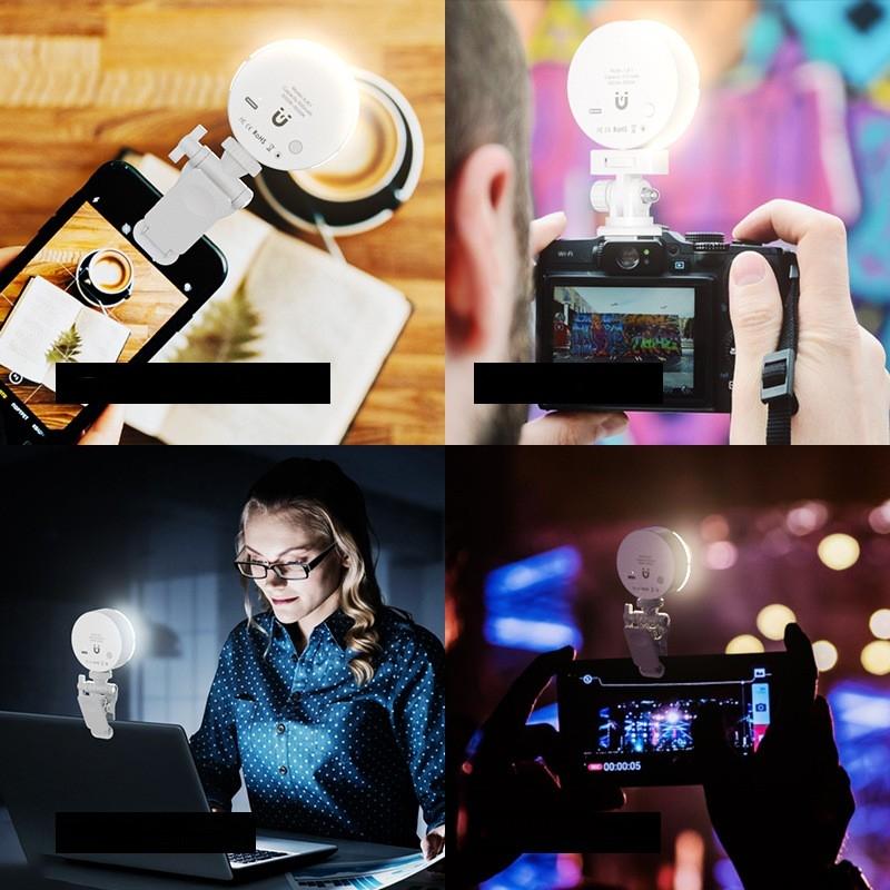 Mini Led Clip-on Selfie Fill Light for Phones 7