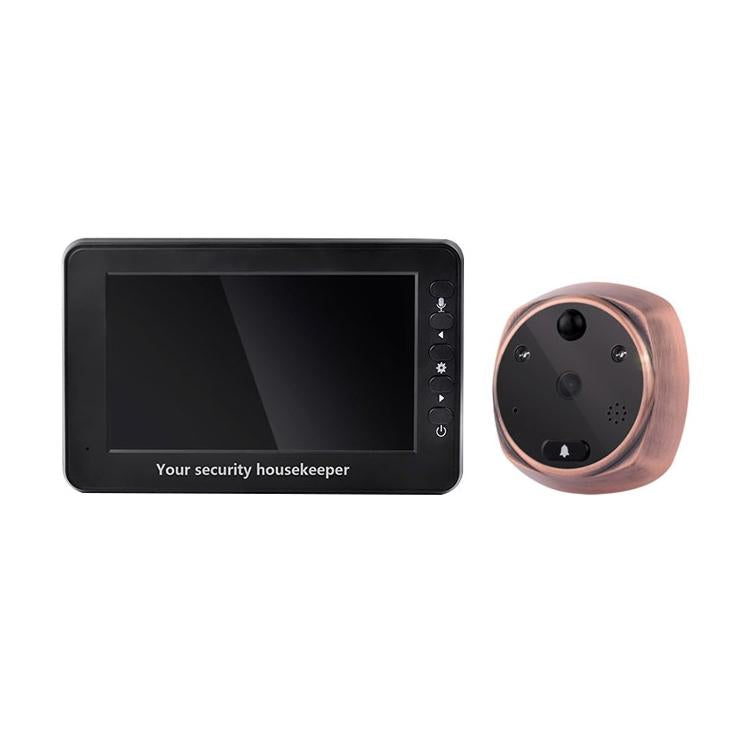 Smart Doorbell With 4.3 Display 3.0Mp Camera Motion Detection Night Vision & Tf Card Support 32Gb Max 3