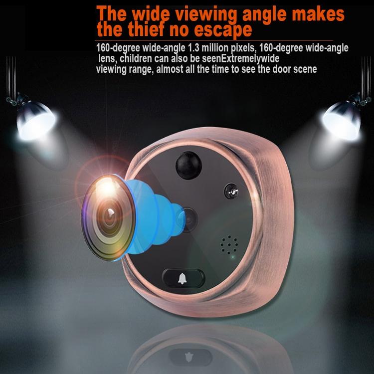 Smart Doorbell With 4.3 Display 3.0Mp Camera Motion Detection Night Vision & Tf Card Support 32Gb Max 12