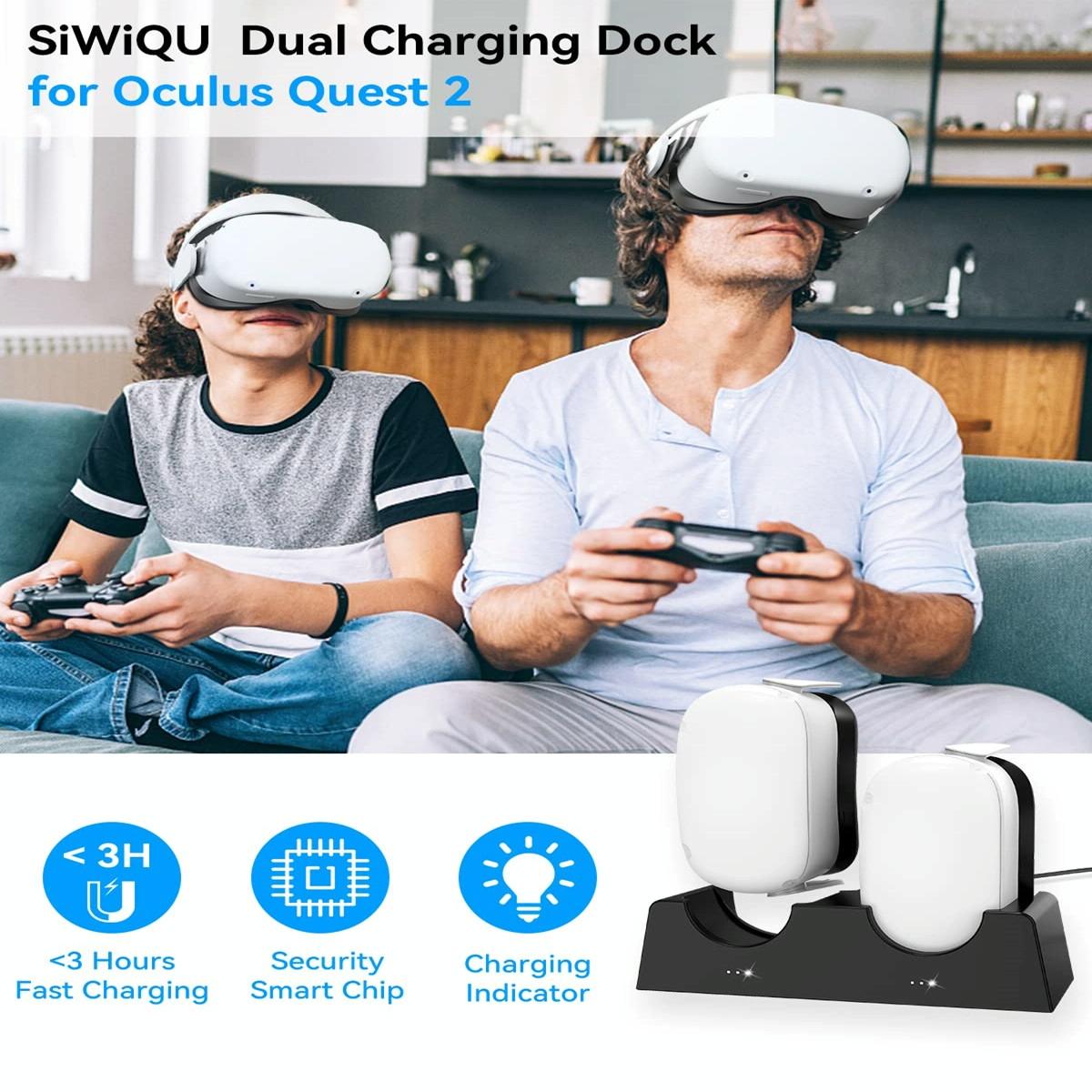 Oculus Quest 2 Dual Charging Stand 8