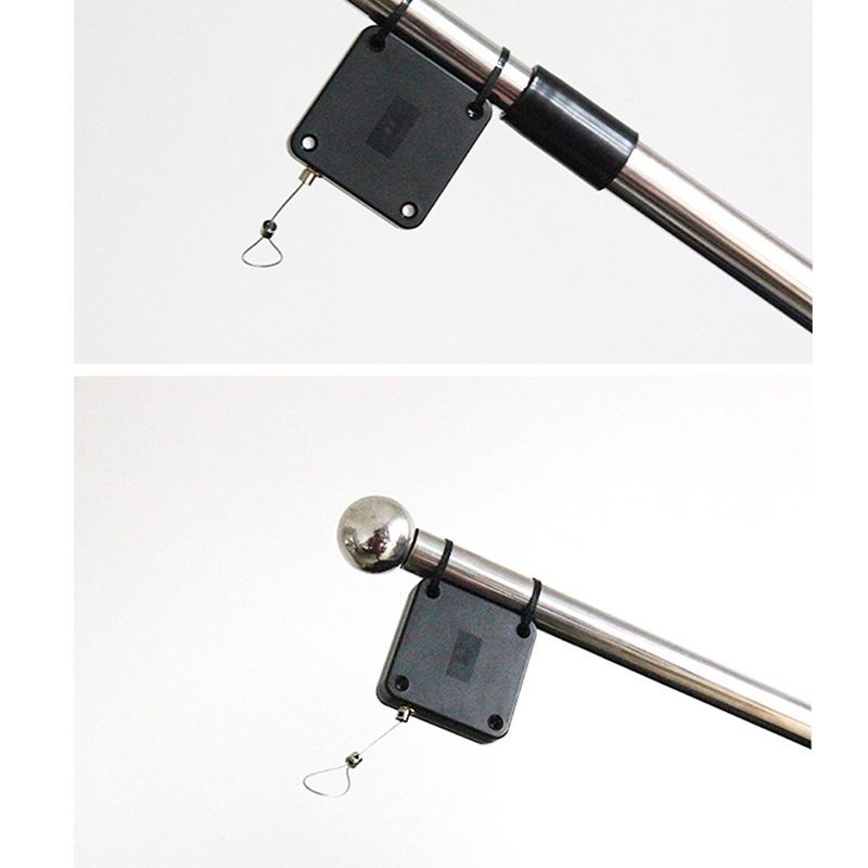 Telescopic Anti-theft Cable Box with Wire Rope - 4m 3