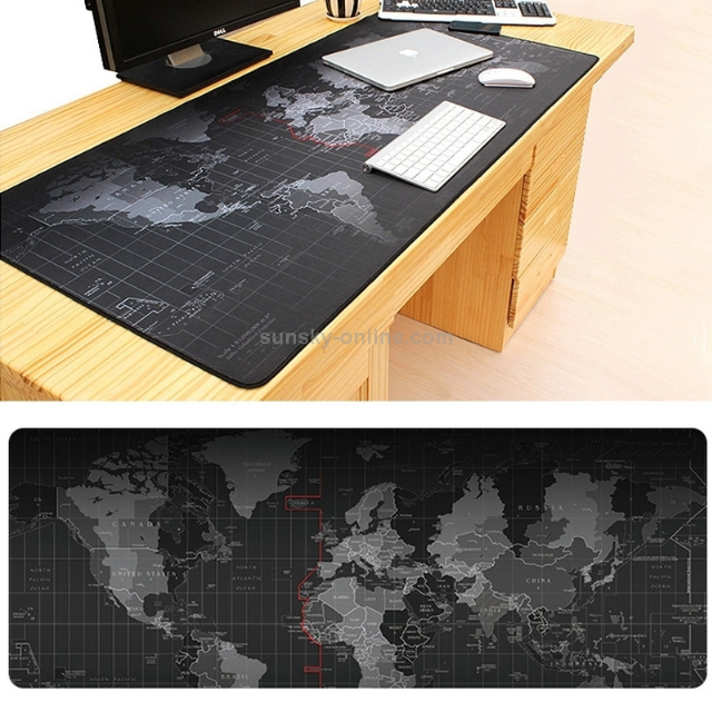 Large Anti Slip World Map Mouse Pad 70 X 30Cm 4