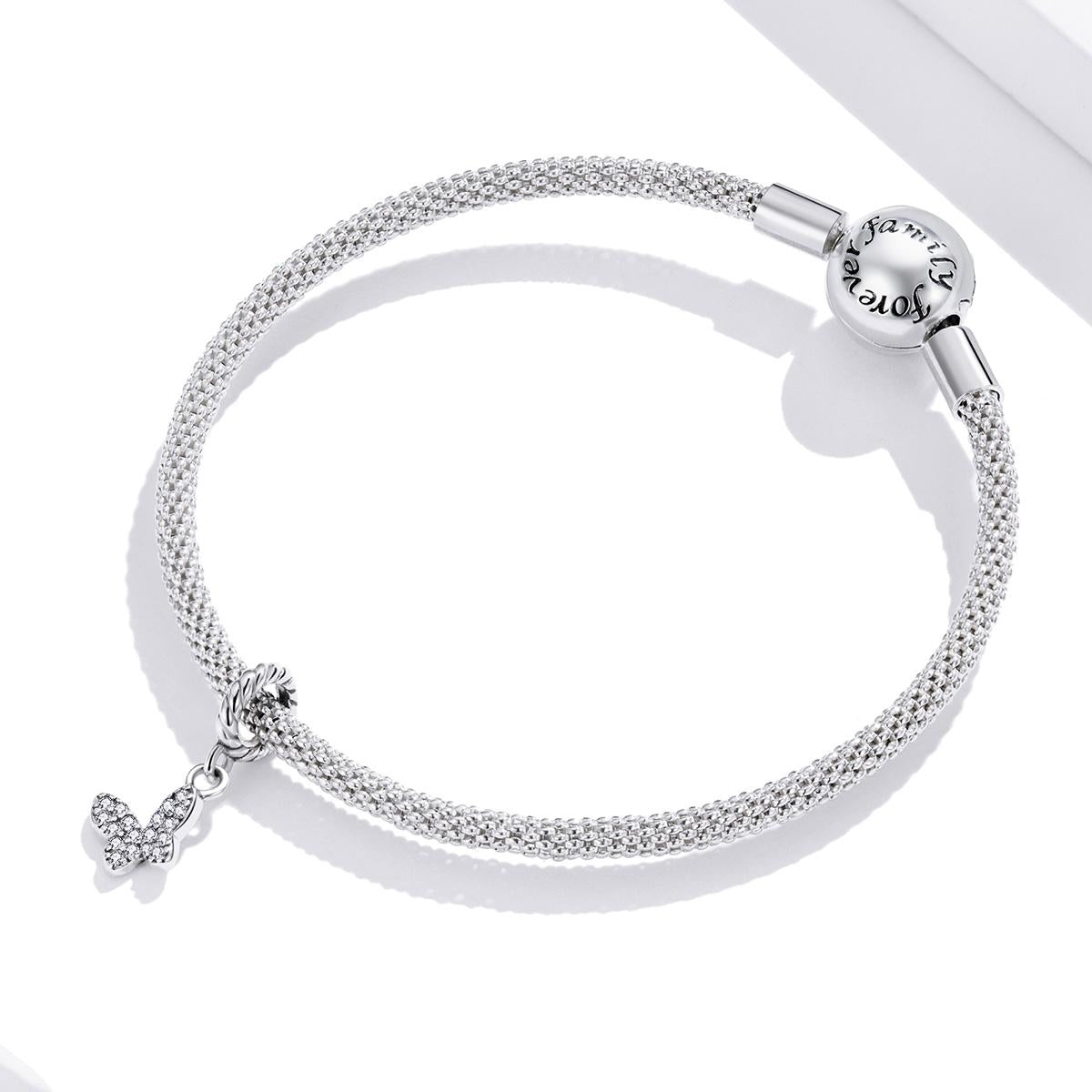 925 Sterling Silver Butterfly Pendant For Bracelet Or Necklace 8