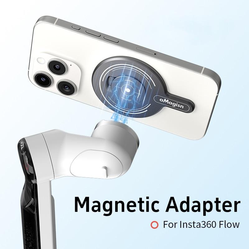 Insta360 Flow Magnetic Adapter for Amagisn Gimbal - Magsafe Compatible 3